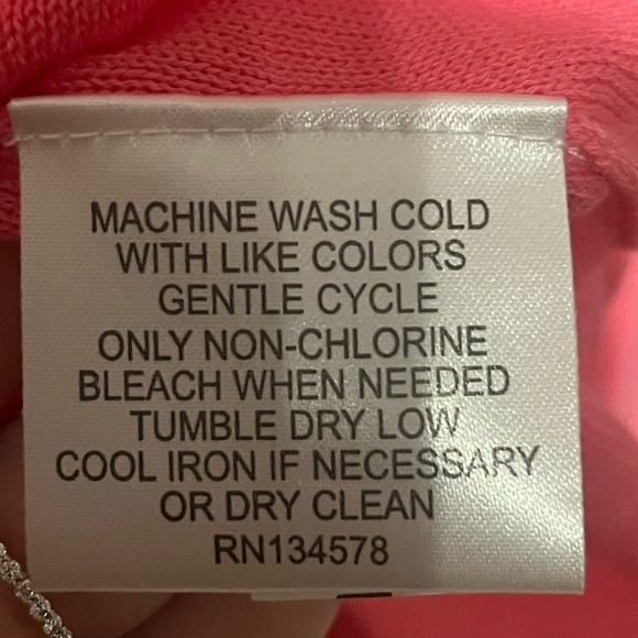 Vineyard Vines Martha's Vineyard Pink Cotton Knit Sweater Top Long Sleeve NWT - Picture 5 of 7